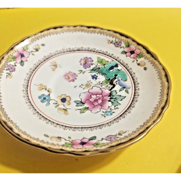 Crown Staffordshire Hand Painted Tea Cup & Saucer Set Patt.# 15308 1930's - Picture 7 of 11